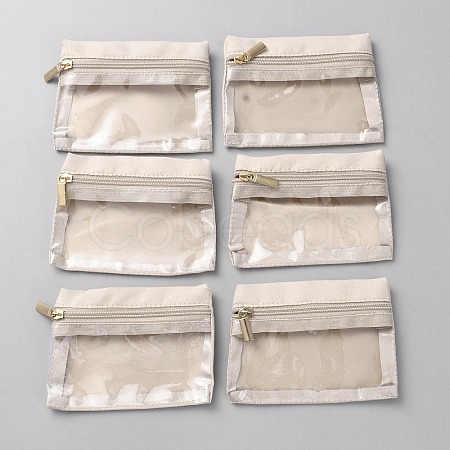 6Pcs Rectangle Polyester Jewelry Storage Bags ABAG-WH20006-11A-1