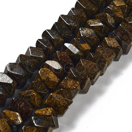 Natural Bronzite Beads Strands G-D091-A15-1