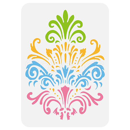Plastic Hollow Out Drawing Painting Stencils Templates DIY-WH0396-835-1
