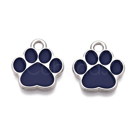 Alloy Enamel Pendants ENAM-T020-41E-RS-1