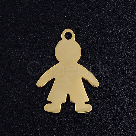 Ion Plating(IP) 304 Stainless Steel Pendants STAS-Q201-JN327-2-1