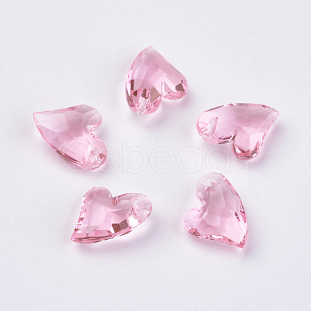 Transparent Acrylic Charms MACR-G055-11mm-26X-1