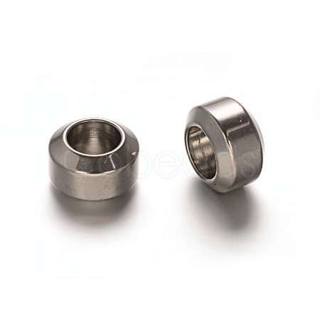 Rondelle 201 Stainless Steel Beads STAS-D111-59-1