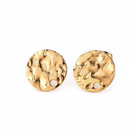 304 Stainless Steel Stud Earring Findings STAS-T052-38B-G-1