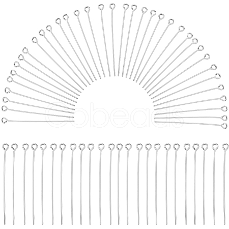 SOFPLATE 600Pcs Brass Eye Pin KK-SP0001-69C-S-1