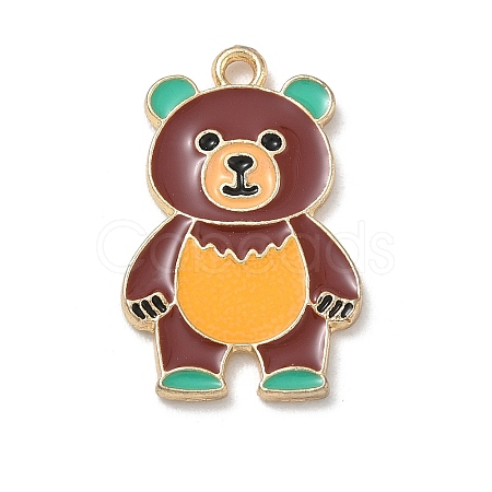 Alloy Enamel Pendants AL-CBACD8B-05G-1