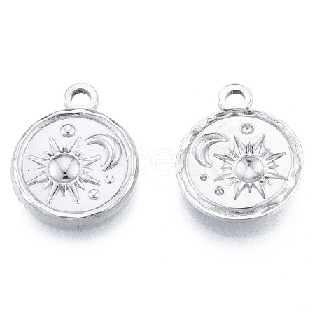 Non-Tarnish 201 Stainless Steel Pendants X-STAS-N098-182P-1
