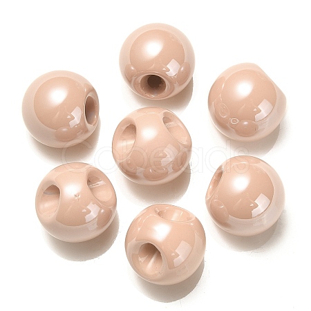 Opaque Acrylic Beads OACR-G012-01A-1