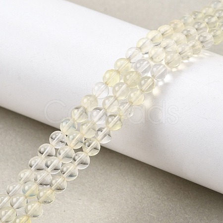 Watermelon Stone Glass Beads Strands G-L621-B08-4mm-1