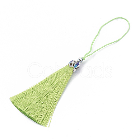 Nylon Tassel Big Pendant Decorations AJEW-N024-23-1