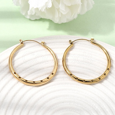 304 Stainless Steel Hoop Earrings for Women SA-CBA37BC-24G-1