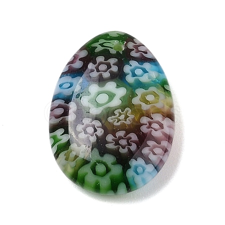 Handmade Millefiori Lampwork Beads LAMP-G166-06F-1