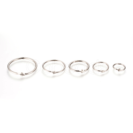 Iron Loose Leaf Book Binder Hinged Rings LS-X-IFIN-T004-03P-1