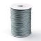 Korean Waxed Polyester Cord, Gray, 1mm, about 85yards/roll