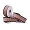 10 Yards Flat Nylon Braided Ribbon, for DIY Jewelry Making, FireBrick, 1 inch(25mm)