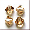 Imitation Austrian Crystal Beads, Grade AAA, K9 Glass, Faceted, Bicone, Goldenrod, 4.55x5mm, Hole: 0.7~0.9mm