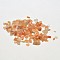 Natural Red Aventurine Chip Beads, No Hole/Undrilled, 2~8x2~4mm, about 340pcs/20g