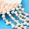 Natural Cultured Freshwater Pearl Beads Strands, Grade 4A+, Rice, Top Drilled, Mixed Color, 7~8mm, Hole: 0.6mm, about 58~59pcs/strand, 14.17''(36cm)