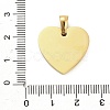 304 Stainless Steel Stamping Blank Tag Pendants STAS-Z126-02G-01-3
