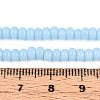 Opaque Solid Color Glass Beads Strands GLAA-ZX008-4mm-18J-4