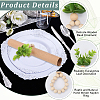 6Pcs PVC Leaf Napkin Rings AJEW-GF0011-03C-5