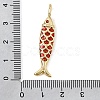 Brass Enamel Pendants KK-CBA960E-06B-G-3