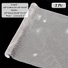 Aluminum Rhinestone Mesh Wrap Roll FIND-WH0421-14-6