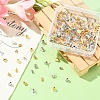 142Pcs 8 Style Brass & Silicone Earring Nuts KK-YW0001-43-6