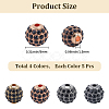 20Pcs 4 Colors Alloy Beads FIND-PA0001-11-2