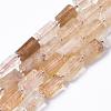 Natural Citrine Beads Strands G-S345-8x11-013-1