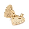 Brass Micro Pave Cubic Zirconia Locket Pendants KK-A161-44G-3