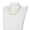 Glass Seed Beaded Necklaces NJEW-JN02691-03-4
