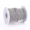304 Stainless Steel Rhinestone Strass Chains STAS-T055-12P-B-4