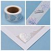 Heart Shaped Laser Stickers Roll DIY-K027-G01-4