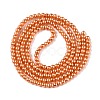 Baking Paint Glass Pearl Bead Strands HY-Q003-3mm-36-A-3