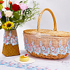 Flower Pattern Polyester Embroidered Ornament Accessories DIY-WH0308-279-7
