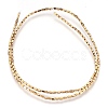 Electroplate Non-magnetic Synthetic Hematite Beads Strands G-I208-21-E-1