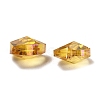 Electroplate Glass Beads EGLA-Q091-14mm-A12-3