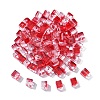 100Pcs Baking Paint Transparent Glass Beads DGLA-YW0001-35C-1