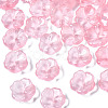 Transparent Spray Painted Imitation Jade Glass Beads GLAA-Q089-003-E004-1