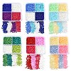 72G 4 Styles Glass Seed Beads SEED-YW0002-77C-5