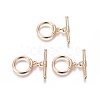 Brass Toggle Clasps KK-G381-06G-2