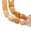 Natural Yellow Aventurine Beads Strands G-I351-B02-3