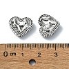 Tibetan Style Alloy Beads TIBEB-F065-08AS-04-3
