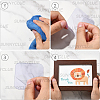 40Pcs Square Transparent Silicone Double-sided Tape DIY-SC0031-07-3