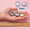 2Pcs 2 Style Alloy Magnetic Locket Pendants PALLOY-TA0002-33M-8