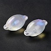 Transparent Acrylic Connector Charms OACR-G016-02-4