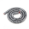 Non-magnetic Synthetic Hematite Beads Strands G-T059-4mm-03-2