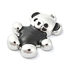 Rack Plating Alloy Enamel Pendants ENAM-Z016-04P-2