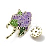 Flower Series Zinc Alloy Enamel Pin JEWB-D069-03D-3